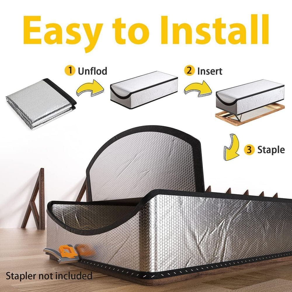NVNOO 25 in. x 54 in. x 11 in. Energy Saving Tent Attic Door Insulation Cover Ladder Pull Down Insulator (1-Pack) (3)