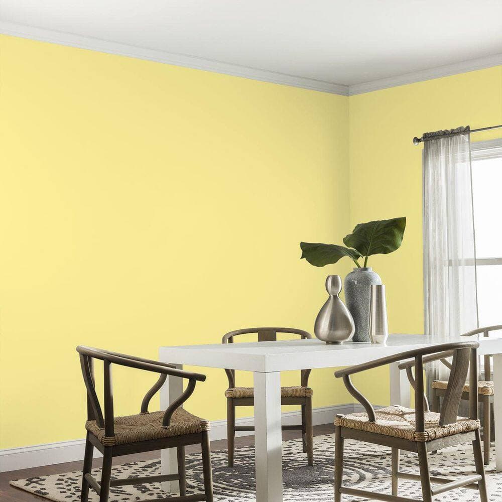 Glidden Ultra-Hide 1 gal. PPG1213-5 Calabash Satin Interior Paint (4)