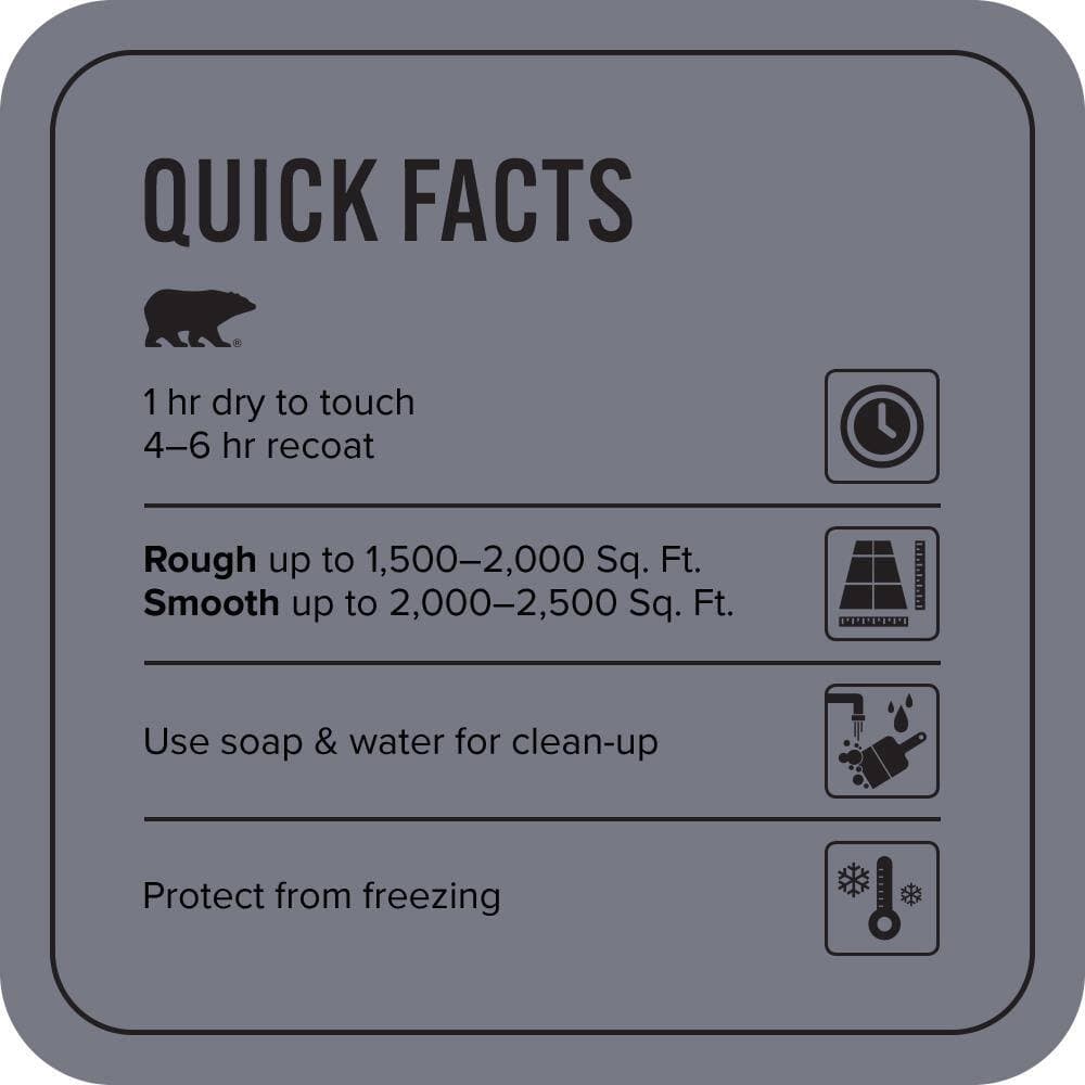 BEHR PREMIUM 5 gal. #N540-5 Infamous Self-Priming 1-Part Epoxy Satin Interior/Exterior Concrete and Garage Floor Paint (4)