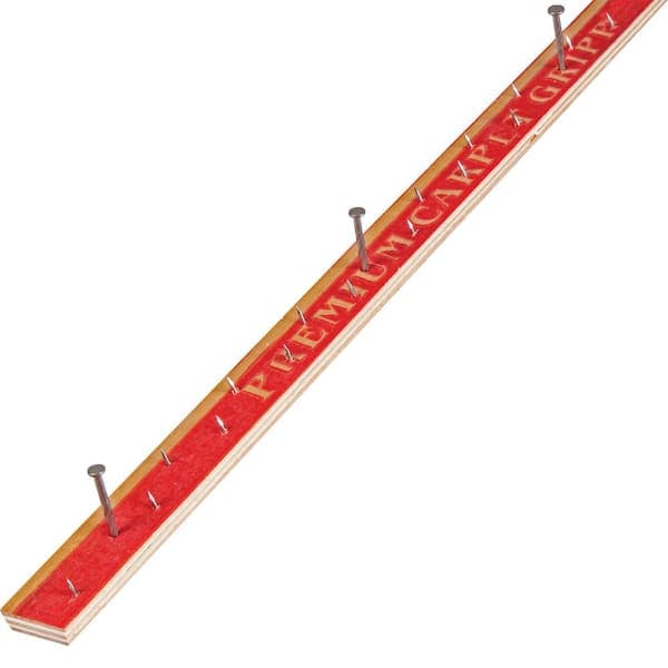 Halex Poplar 7/8 in. x 4 ft. Carpet Tack Strip for Wood or Concrete Subfloors (3-Pack)