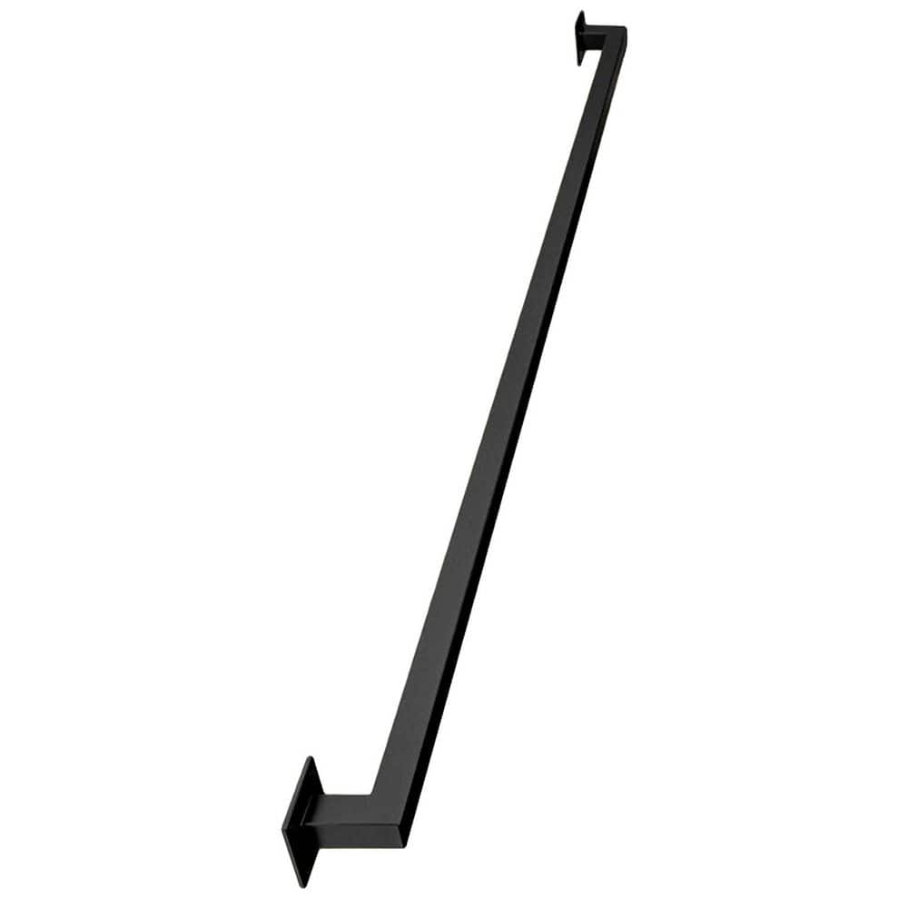Unbranded 4FT Galvanized Steel Handrail for Cable Railing System Industrial Wall Mount Stair Railing Pipe 1 Piece (1)