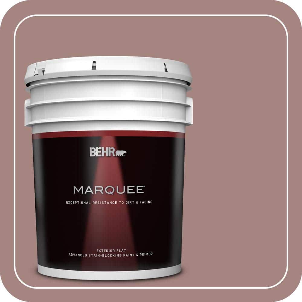 BEHR MARQUEE 5 gal. #700B-4 Muse Flat Exterior Paint & Primer