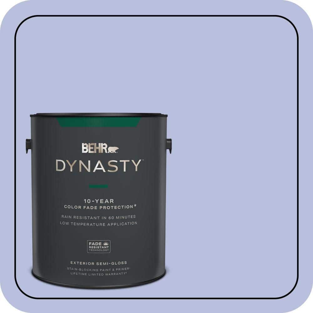 BEHR DYNASTY 1 gal. #MQ4-31 Stardust Evening Semi-Gloss Exterior Stain-Blocking Paint & Primer