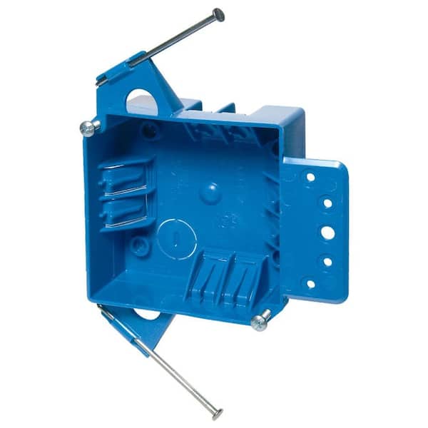 Carlon 2-Gang 18 cu. in. Electrical PVC New Work Electrical Switch and Outlet Box (B418AR-UPC) (2)