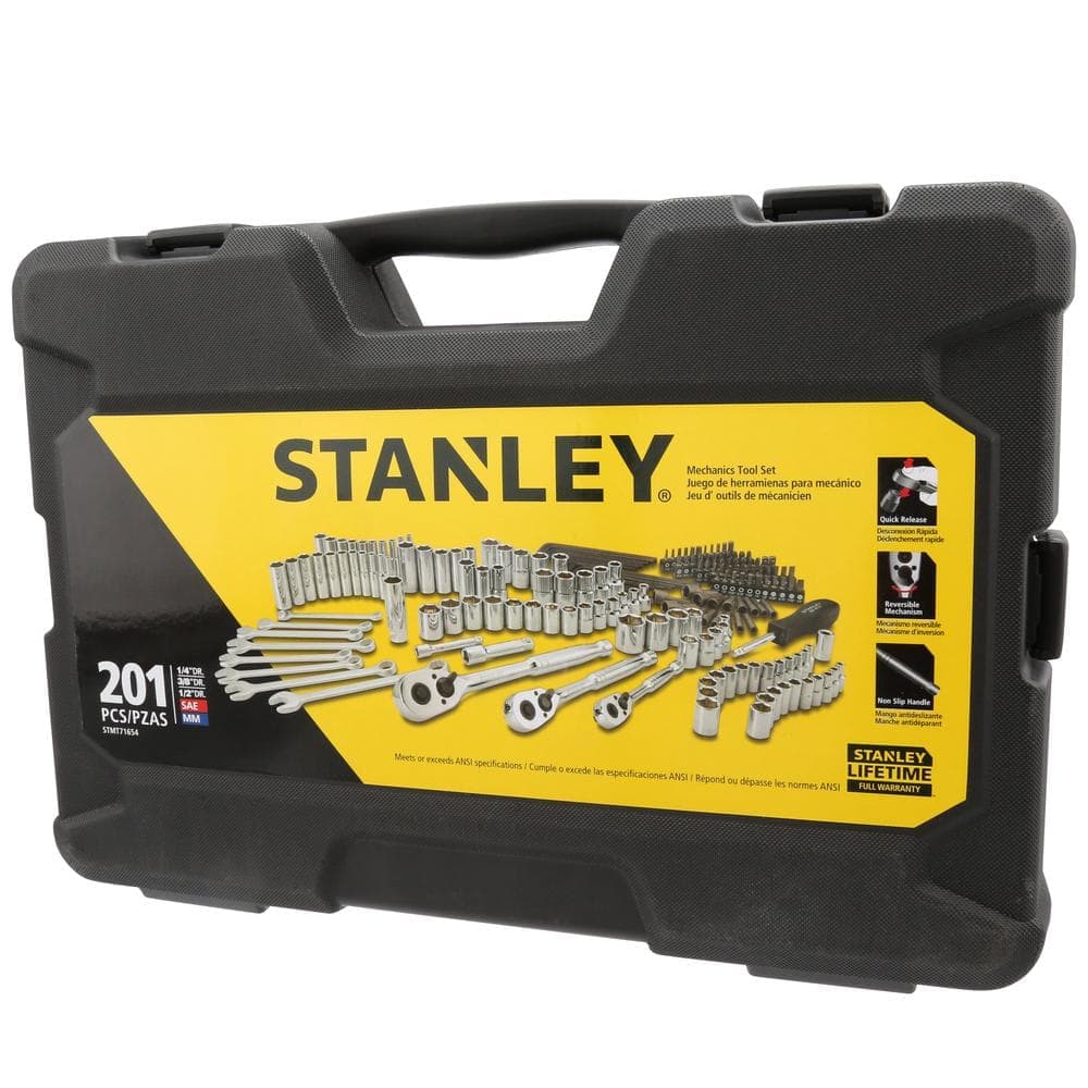 Stanley SAE & Metric Mechanics Tool Set (201-Piece) (3)