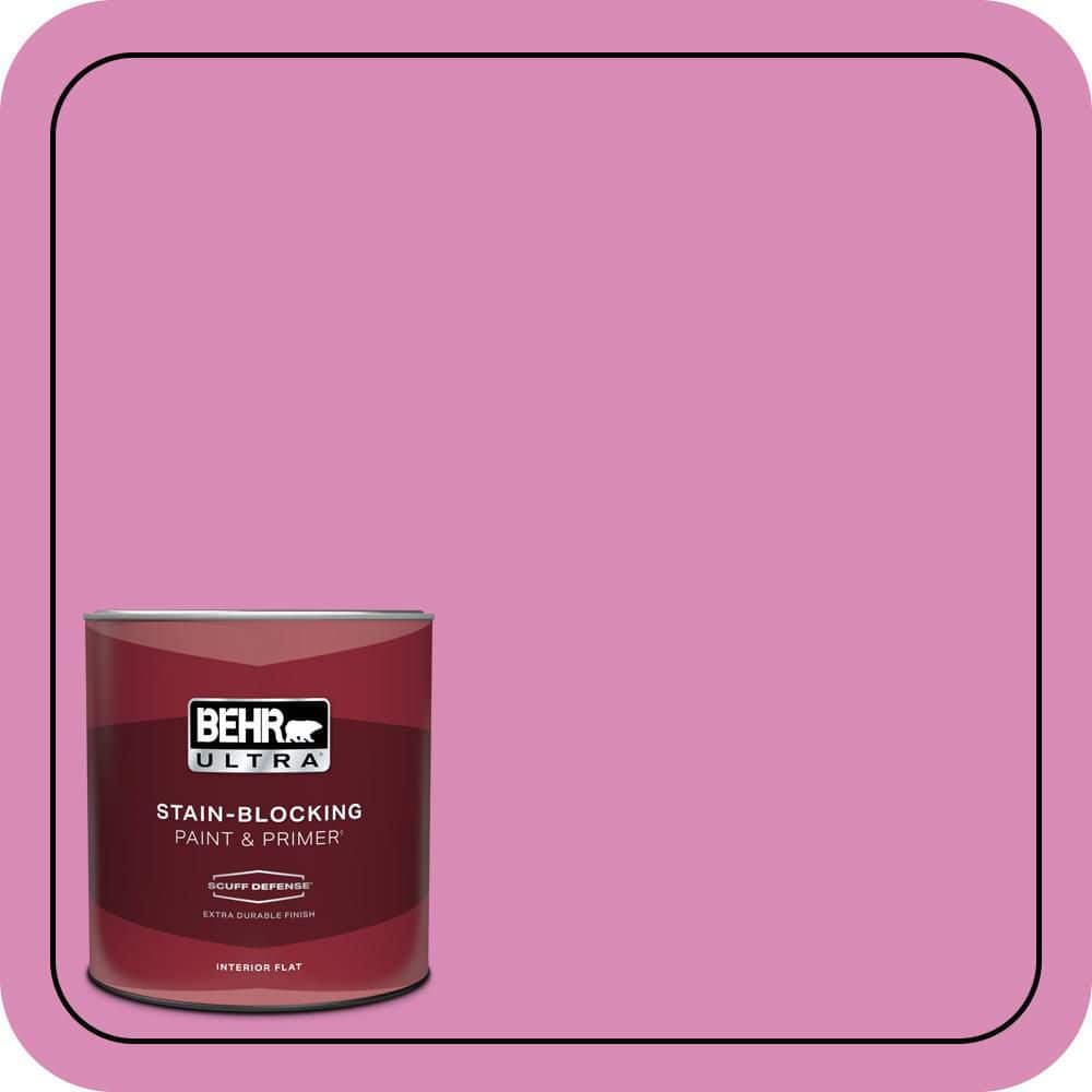 BEHR ULTRA 1 qt. #P120-3 High Maintenance Extra Durable Flat Interior Paint & Primer (1)