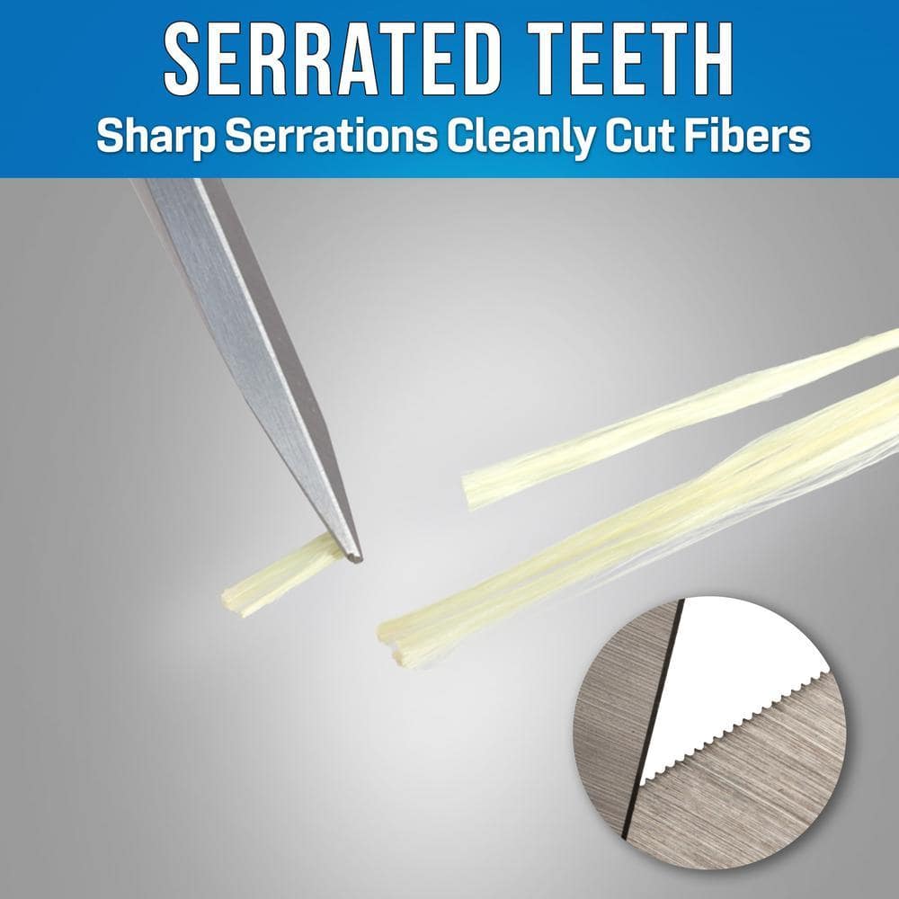 JONARD TOOLS 3" Wire & Kevlar Cutting Shears with Serrated Blade (3)