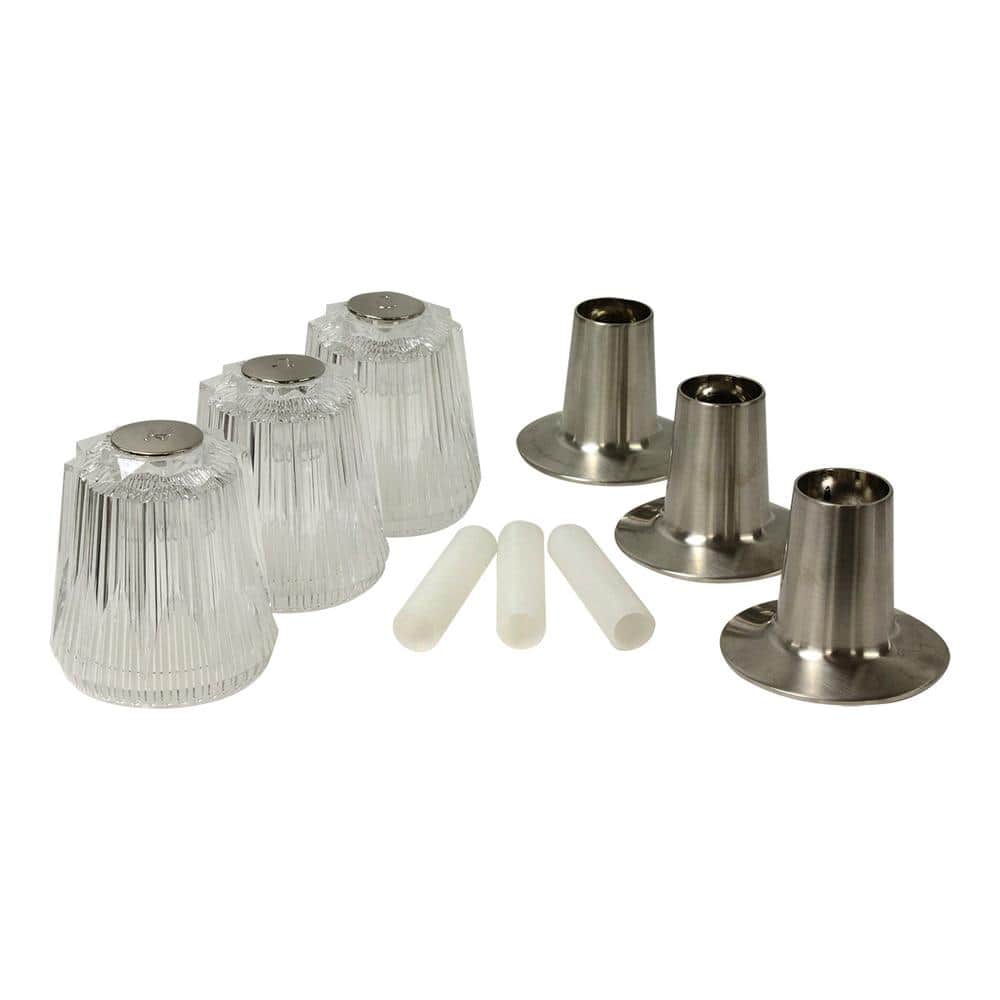 Everbilt 3-Handle Tub and Shower Faucet Trim Kit for Price Pfister in Brushed Nickel (2)