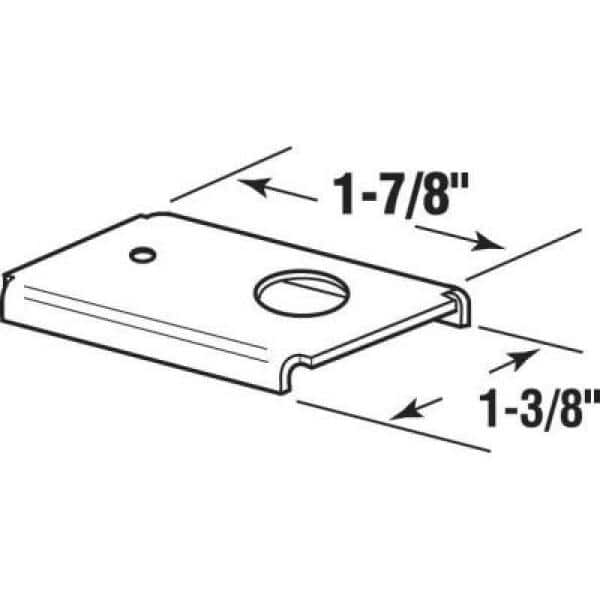 Prime-Line Bi-fold Door Repair Bracket, Top or Bottom Mount, For Wood Doors (2 Pack) (2)