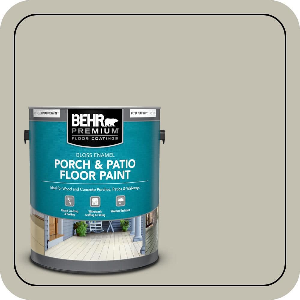 BEHR PREMIUM 1 gal. #N350-3 Biking Trail Gloss Enamel Interior/Exterior Porch and Patio Floor Paint