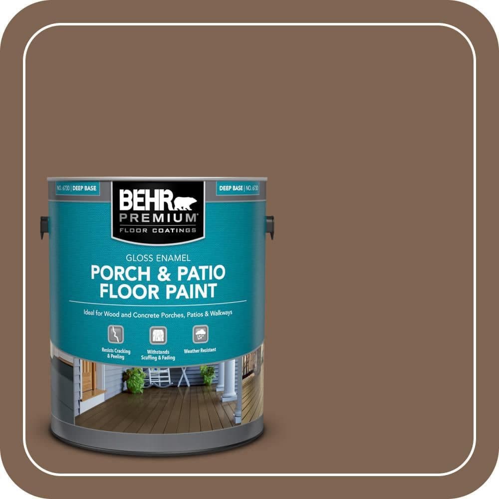 BEHR PREMIUM 1 gal. #N240-7 Joshua Tree Gloss Enamel Interior/Exterior Porch and Patio Floor Paint