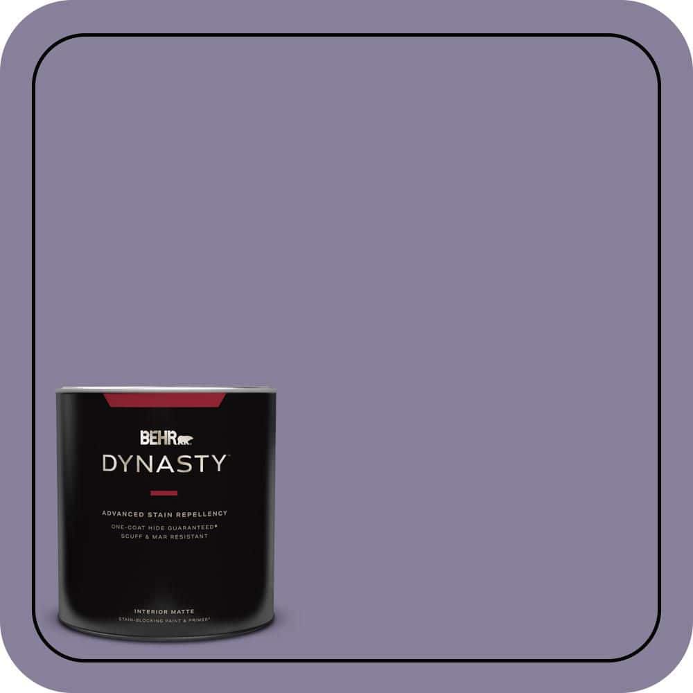 BEHR DYNASTY 1 qt. #S570-5 Live Jazz One-Coat Hide Matte Interior Stain-Blocking Paint & Primer