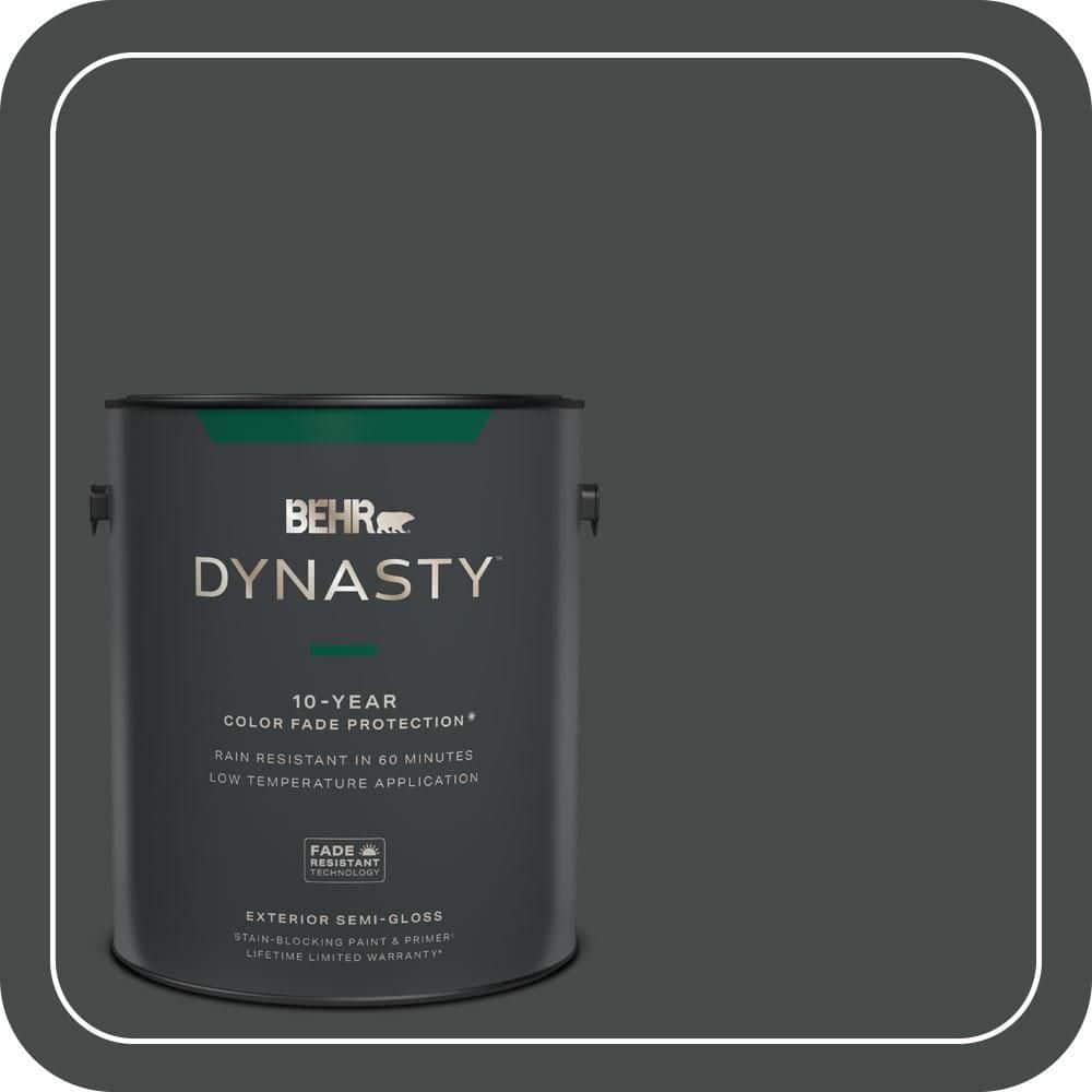 BEHR DYNASTY 1 gal. #N450-7 Astronomical Semi-Gloss Exterior Stain-Blocking Paint & Primer