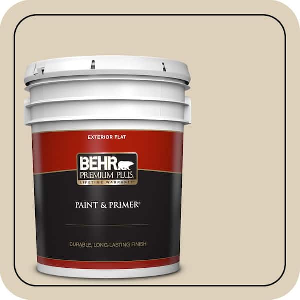 BEHR PREMIUM PLUS #BWC-26 Stucco Tan Enamel Interior/Exterior Paint & Primer Color Sample (4)