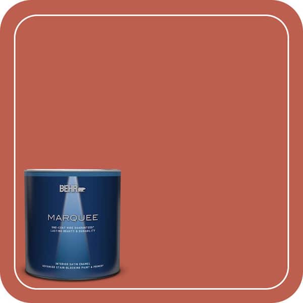 BEHR PREMIUM PLUS #200D-6 Mexican Chile Flat Low Odor & Primer (3)