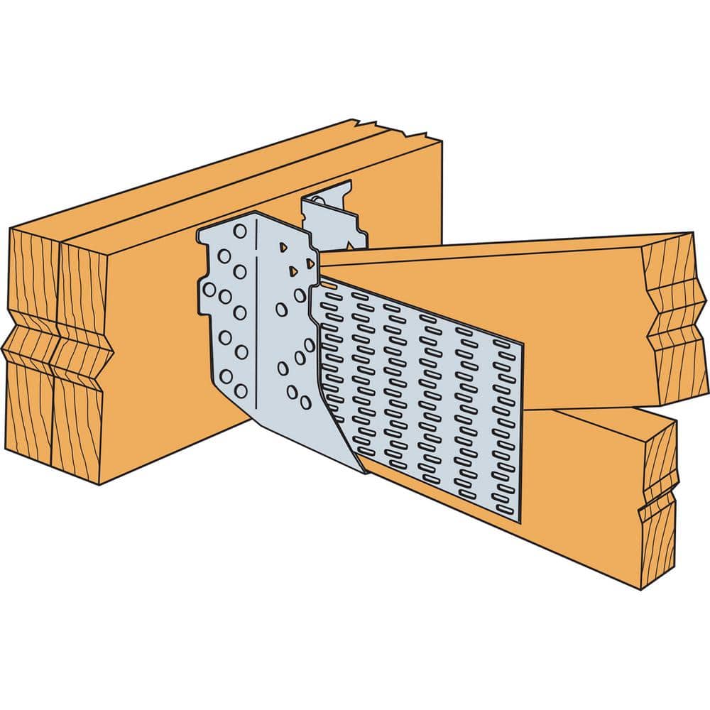 Simpson Strong-Tie HTU Galvanized Heavy Face-Mount Truss Hanger for 2x6 Nominal Lumber (3)