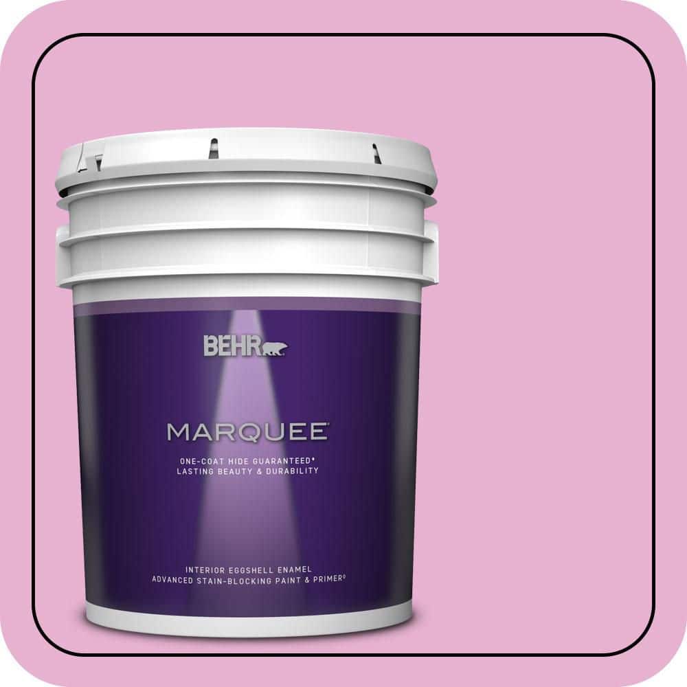 BEHR MARQUEE 5 gal. #P120-2 Gumball Eggshell Enamel Interior Paint & Primer