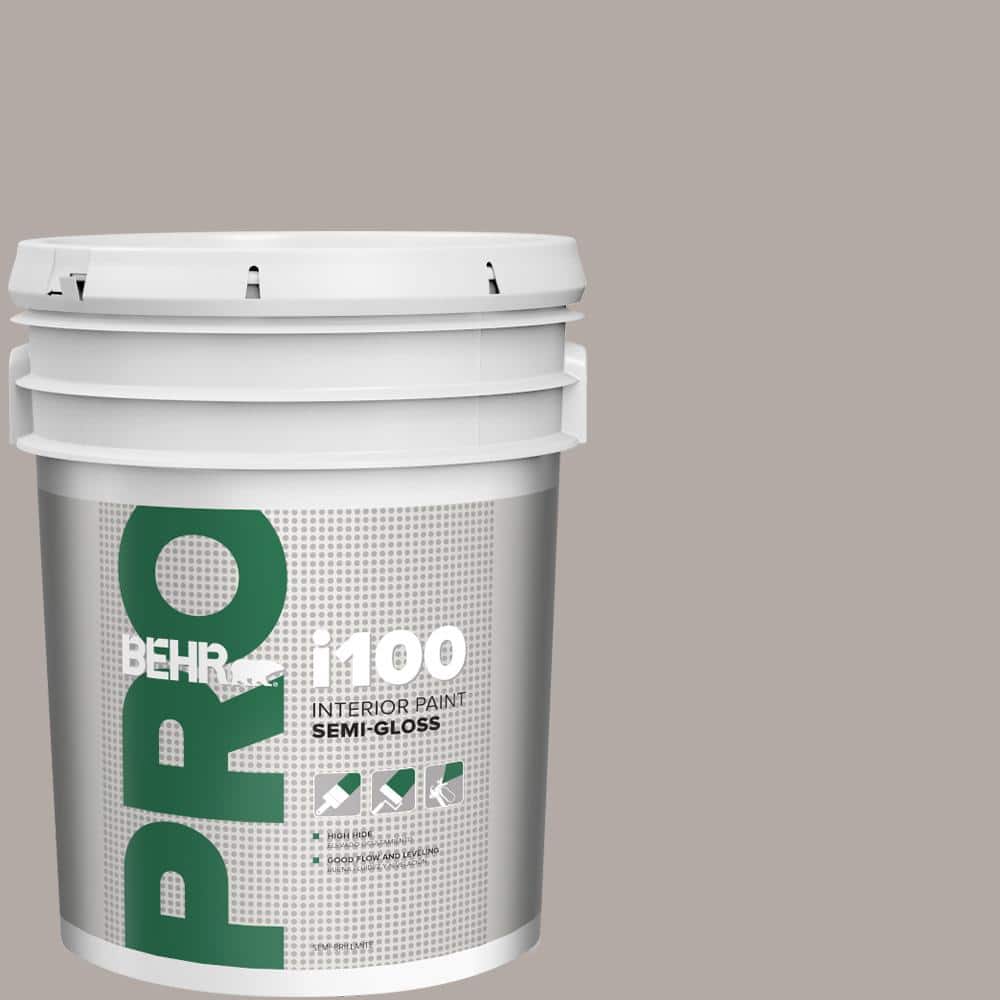 BEHR PRO 5 gal. #N140-3 Metropolis Semi-Gloss Interior Paint (1)