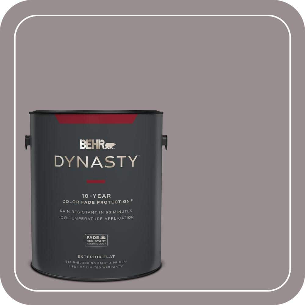 BEHR DYNASTY 1 gal. #QE-60 Heather Moor Flat Exterior Stain-Blocking Paint & Primer