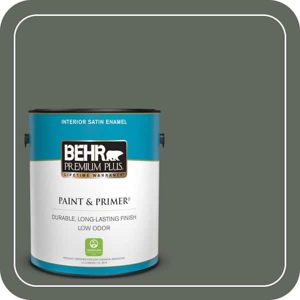 BEHR PREMIUM PLUS #710F-6 Painted Turtle Interior/Exterior Paint & Primer Color Sample (4)