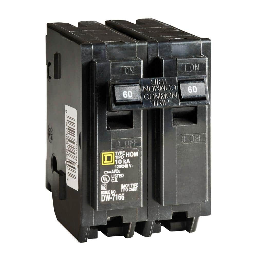 Square D Homeline 60-Amp 2-Pole Circuit Breaker (HOM260CP)