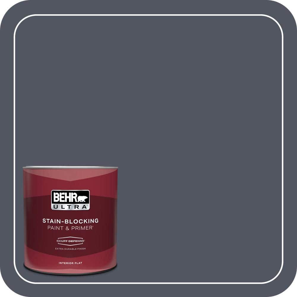 BEHR ULTRA 1 qt. #MQ5-06 Ball Gown Extra Durable Flat Interior Paint & Primer