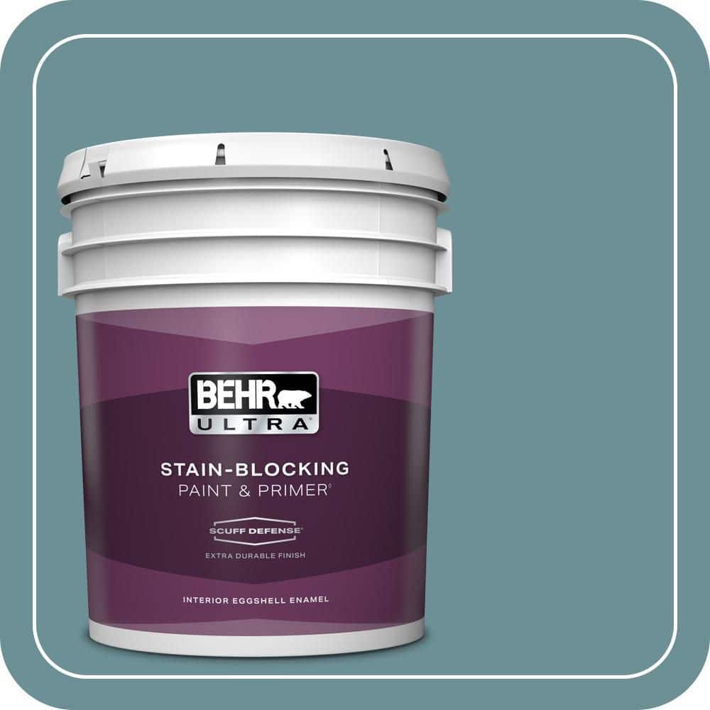 BEHR ULTRA 5 gal. #510F-5 Bayside Extra Durable Eggshell Enamel Interior Paint & Primer