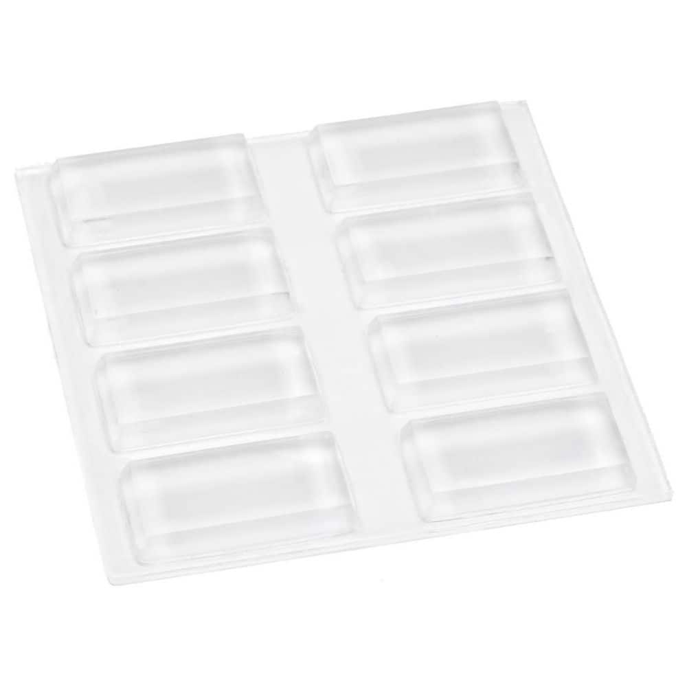 Everbilt 1/2 in. x 1 in. Clear Self-Adhesive Bumper (8-Pack) (2)