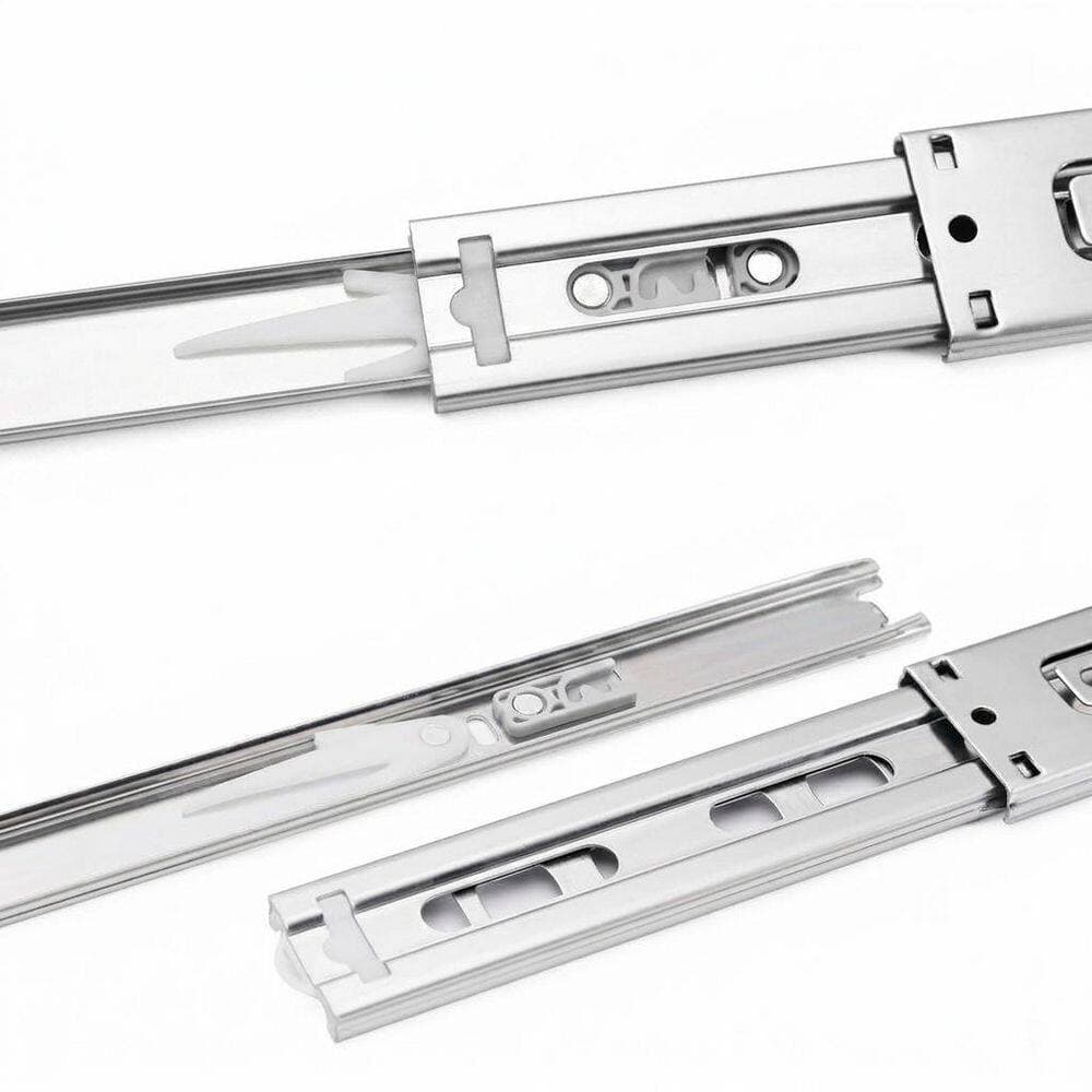 LAIFUCAM Side Mount 20 in. Silver Steel Undermount Soft-Close Heavy Duty Ball Bearing Drawer Slides 6 Pairs (3)