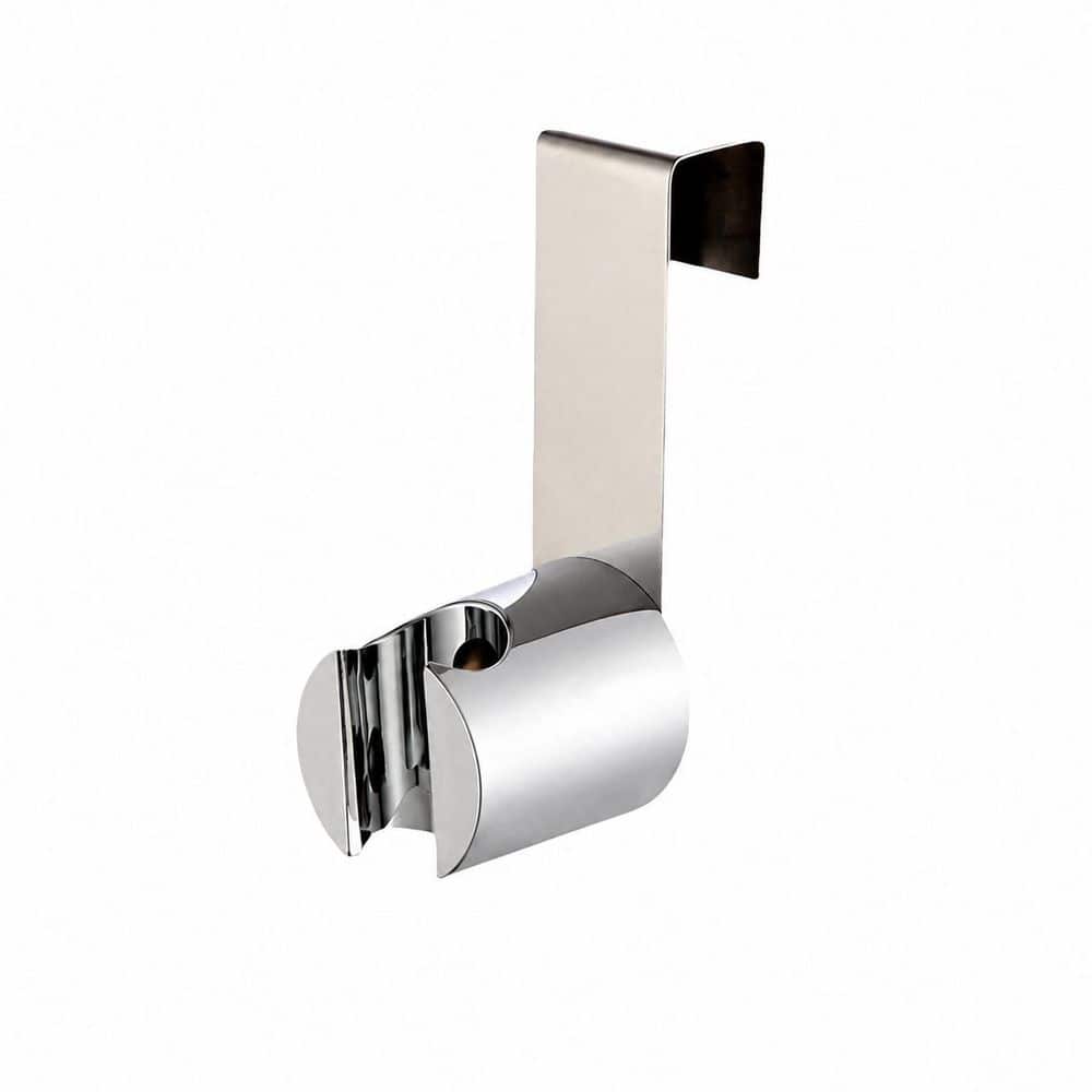 Anqtovp Stainless Steel Bidet Sprayer Holder Attachment with Hanging Bracket for Handheld Shower Wand Toilet Bathroom (1)