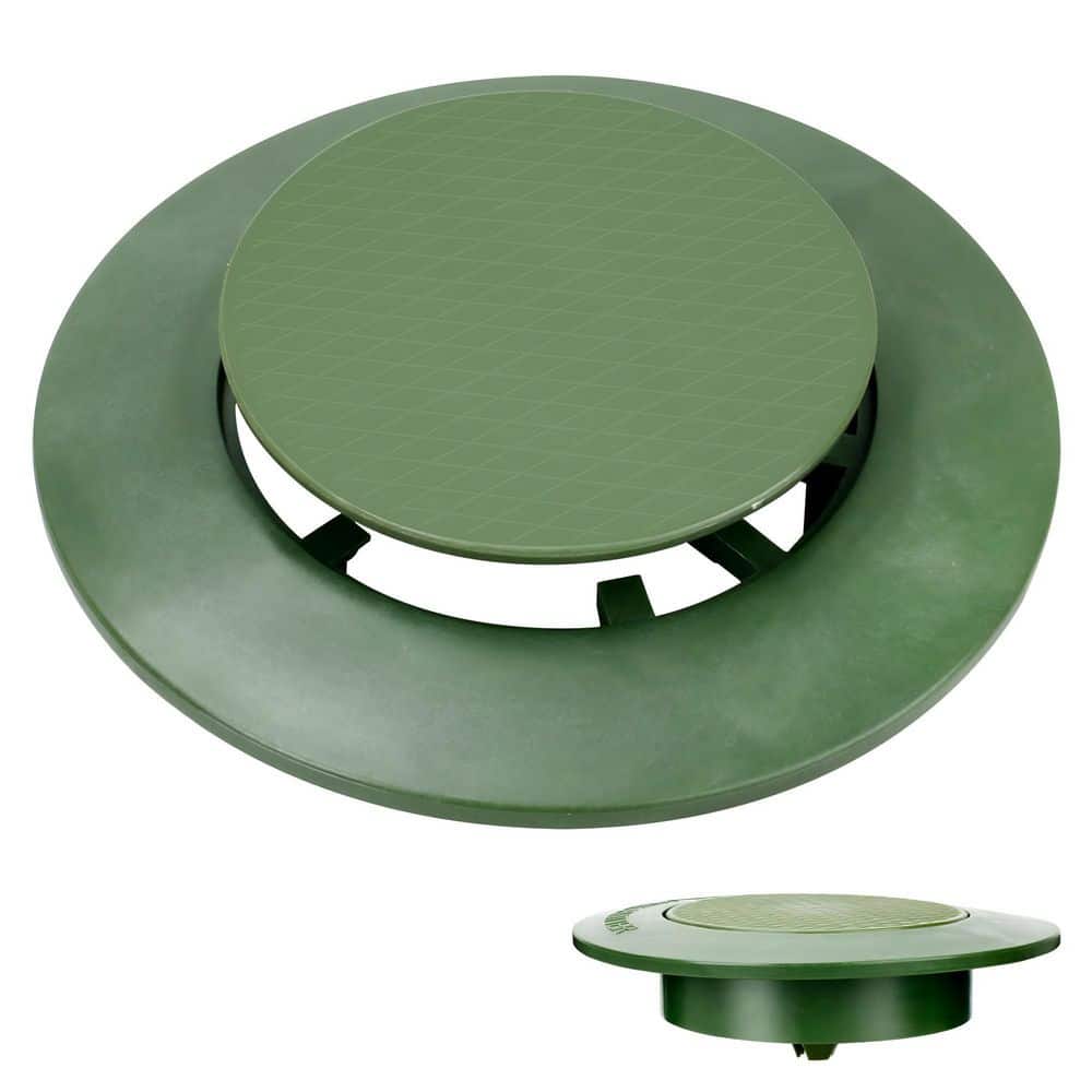 Helhom 4 in. Pop Up Drainage Emitter for Sewer and Drain Fittings, Replacement Pop-Up Drainage Emitter Lid