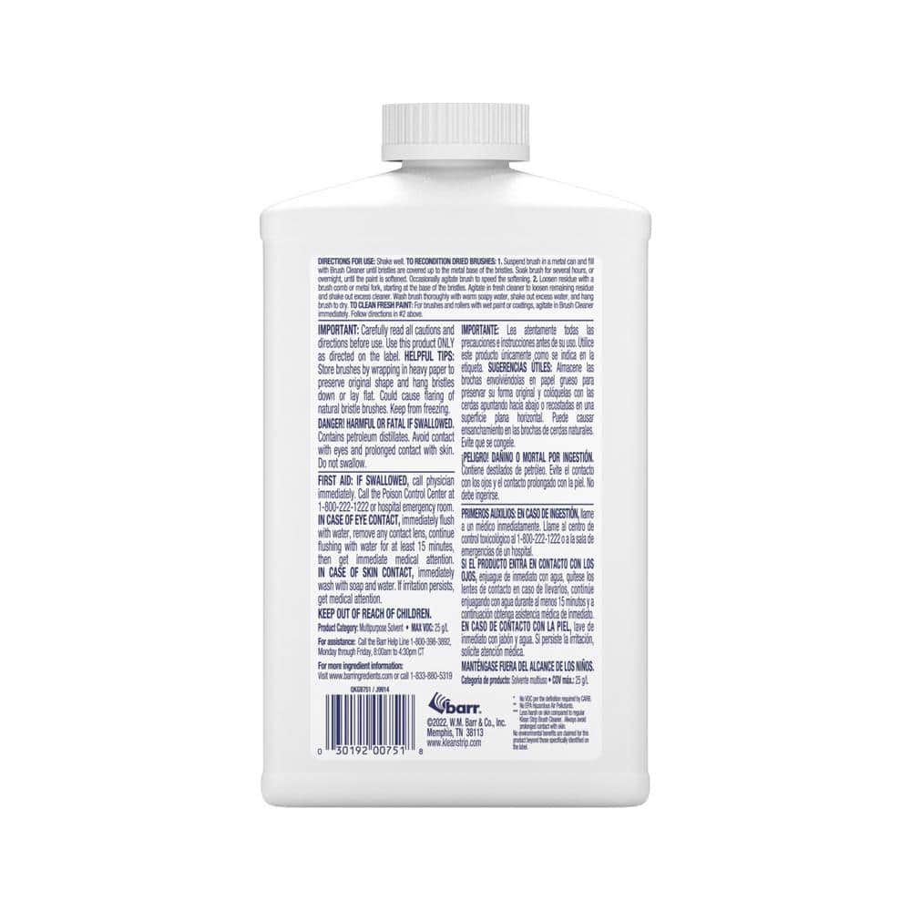Klean-Strip Green 1 qt. Safer Brush Cleaner (4)