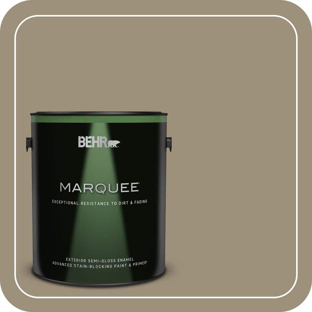 BEHR PREMIUM PLUS #730D-5 Village Square Flat Interior/Exterior Paint & Primer Color Sample (1)