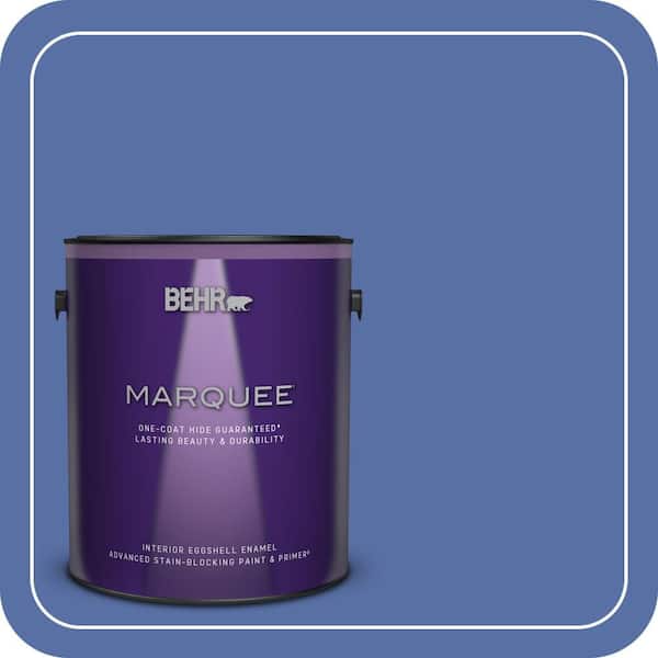 BEHR MARQUEE 1 gal. #MQ5-47 Splendor and Pride One-Coat Hide Eggshell Enamel Interior Paint & Primer (2)
