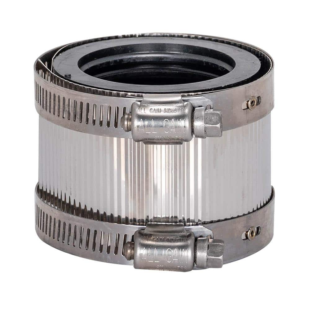 HOLDRITE 2 in. x 1-1/2 in. Neoprene No Hub Reducing Coupling