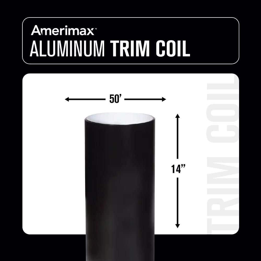 Amerimax Home Products 50 ft. Black over Bronze Aluminum Trim Coil (4)