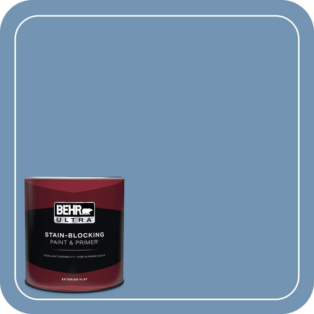 BEHR ULTRA 1 qt. #T13-5 Belladonna Flat Exterior Paint & Primer