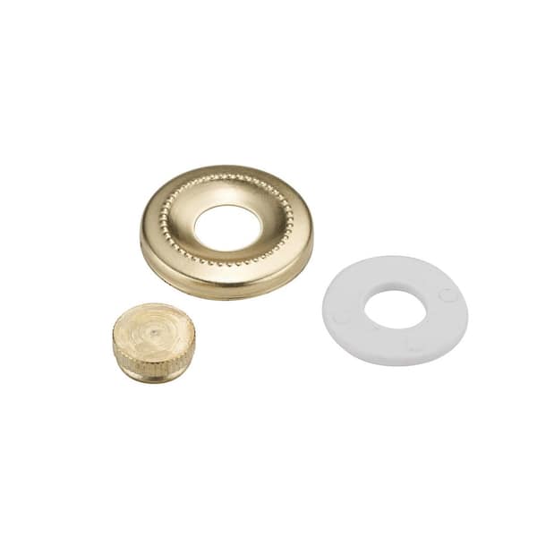 Bel Air Lighting Brass Lock-Up Cap Nut Kit 1/8-IP