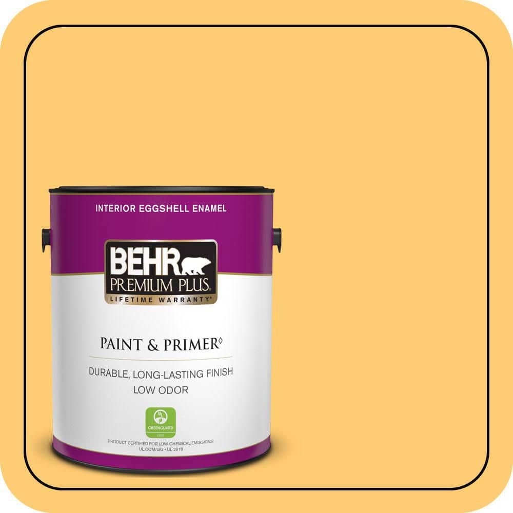 BEHR PREMIUM PLUS #310B-5 Spiced Butternut Enamel Low Odor & Primer (1)