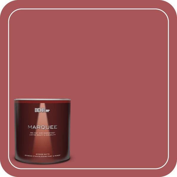BEHR PREMIUM PLUS #M150-6 Lingonberry Punch Enamel Interior/Exterior Paint & Primer Color Sample (3)