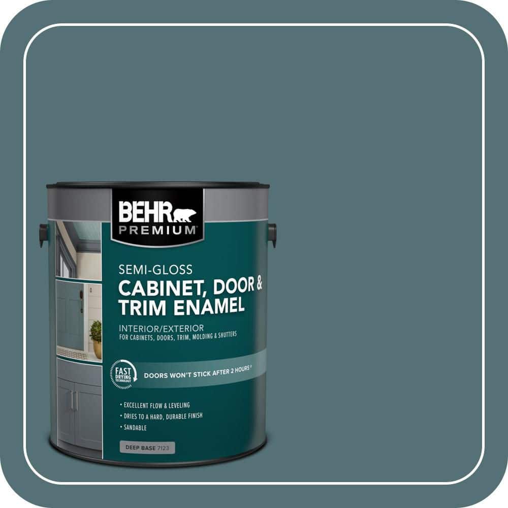 BEHR PREMIUM 1 gal. #PPU13-02 Juniper Berries Semi-Gloss Enamel Interior/Exterior Cabinet, Door & Trim Paint