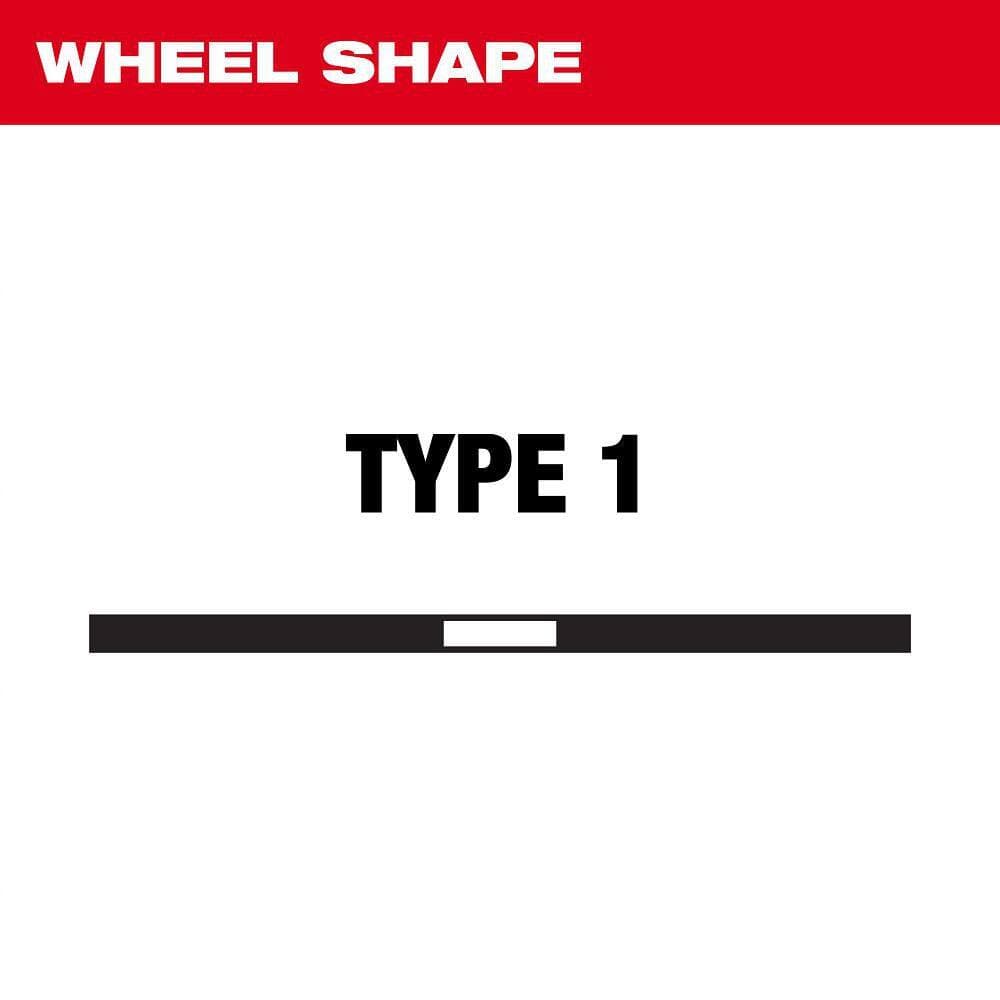 Milwaukee 12 in. 7/64 in. Performance Plus Cut Off Wheel-Type (3)