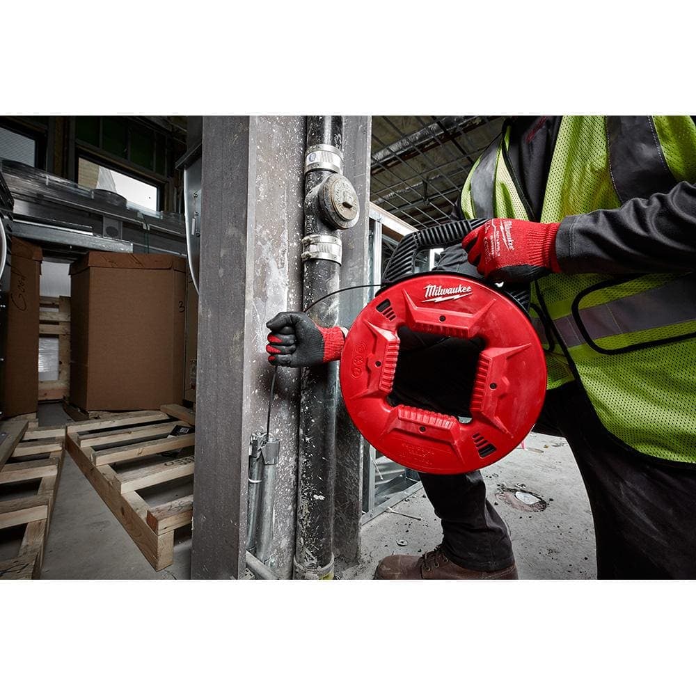 Milwaukee 1/4 in. x 100 ft. Steel Fish Tape (3)