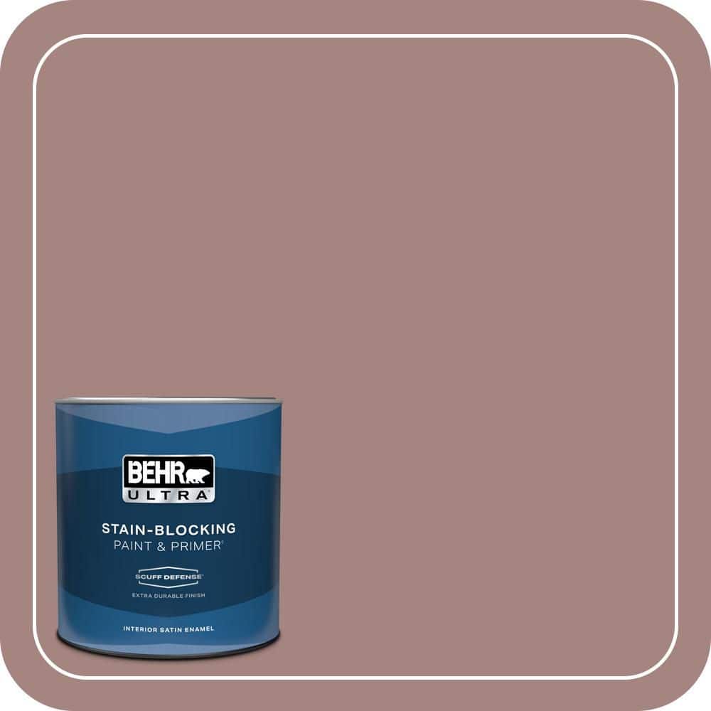BEHR ULTRA 1 qt. #700B-4 Muse Extra Durable Satin Enamel Interior Paint & Primer