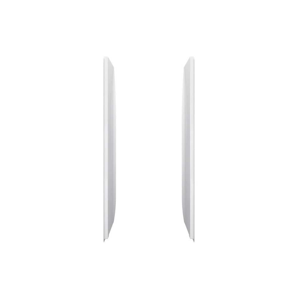 Sterling STORE+ 34 in. x 72.6 in. 2-Piece Direct-to-Stud Alcove Shower End Wall Set in White (3)