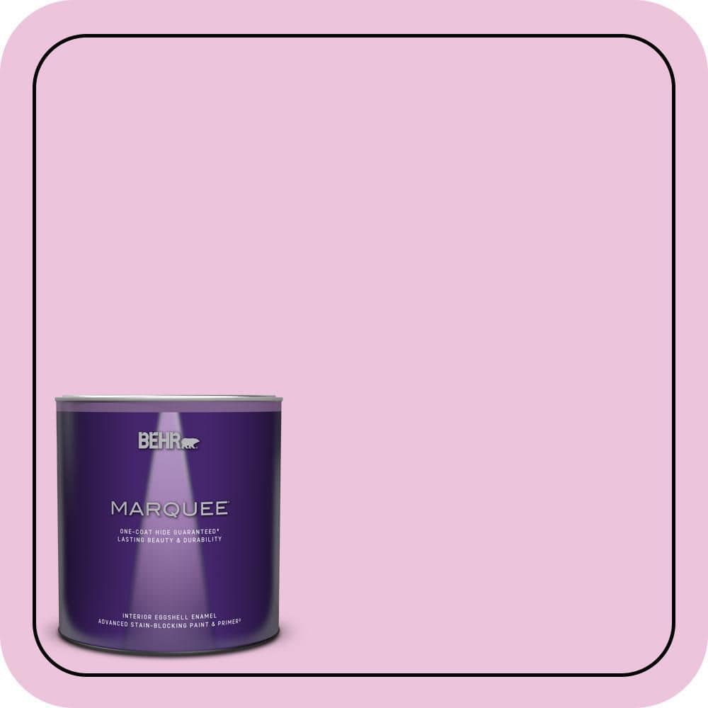 BEHR MARQUEE 1 qt. #680A-2 Sugar Sweet Eggshell Enamel Interior Paint & Primer (1)