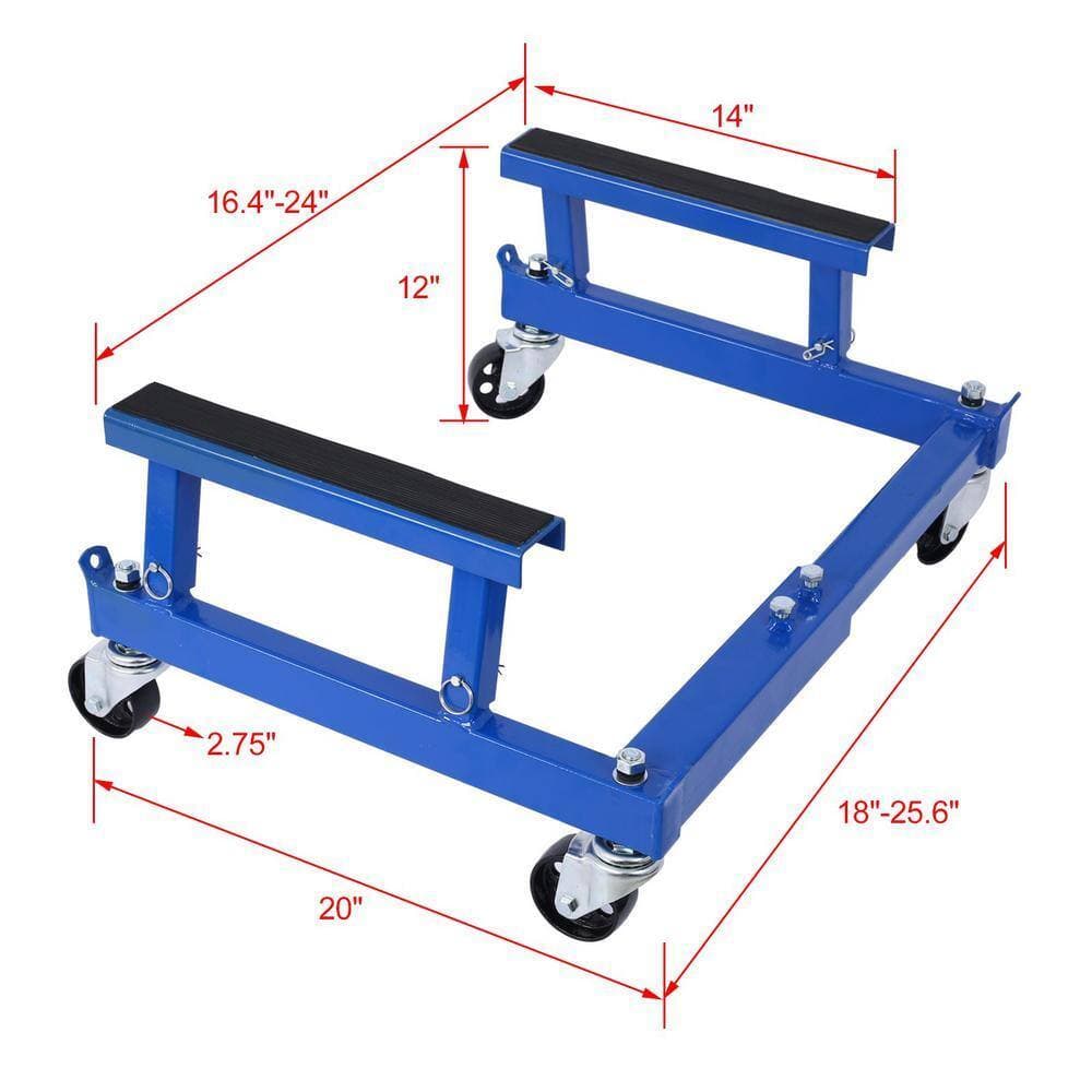 Miscool Ami 1500 lbs. Cradle Dolly in Blue (2)