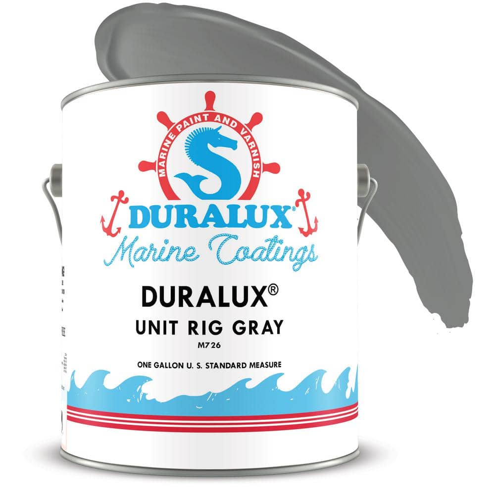 Duralux Marine Paint 1 gal. Unit Rig Gray Marine Enamel