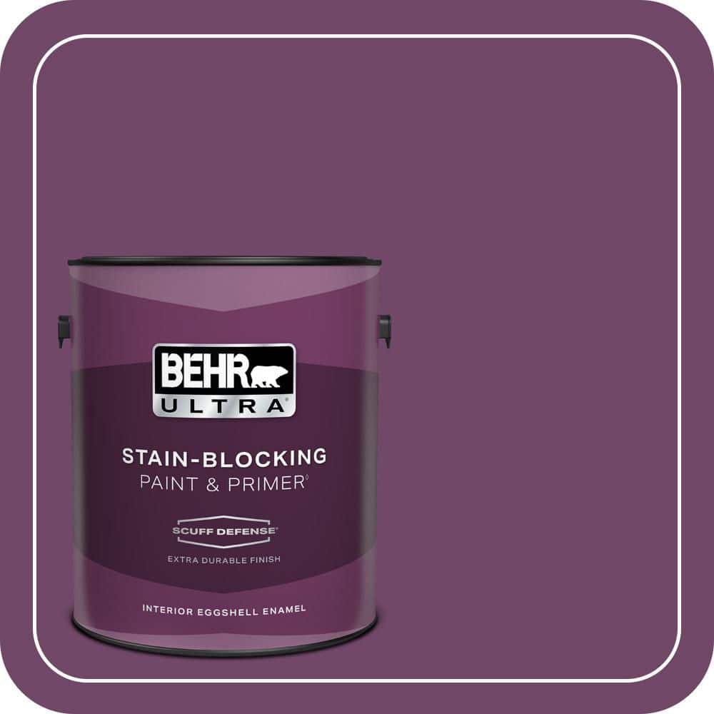 BEHR ULTRA 1 gal. #S-G-680 Raspberry Mousse Extra Durable Eggshell Enamel Interior Paint & Primer