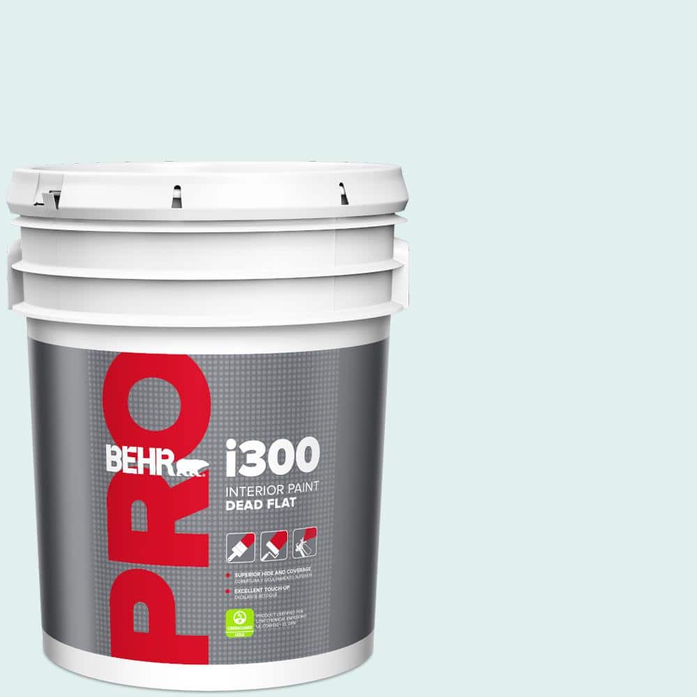 BEHR PRO 5 gal. #500C-1 Himalayan Mist Dead Flat Interior Paint